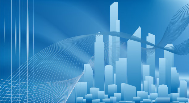 概念城市商业背景图片下载