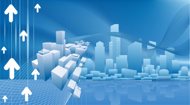 概念城市商业背景图片下载