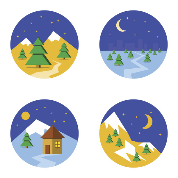 设置图片的滑雪景观在山上雪和图片下载