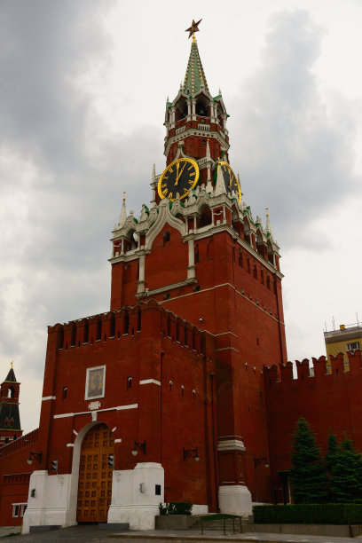 俄罗斯莫斯科红场Spasskaya塔2号图片下载