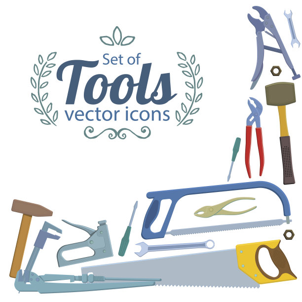 角落框架的维修工具图标图片下载