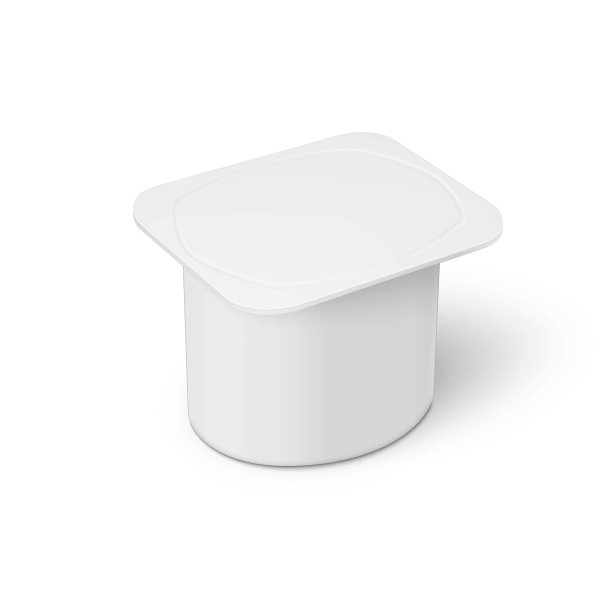 白酸奶锅模板。图片下载