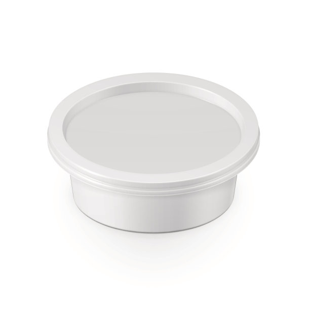 白色人造黄油涂抹模板。图片下载