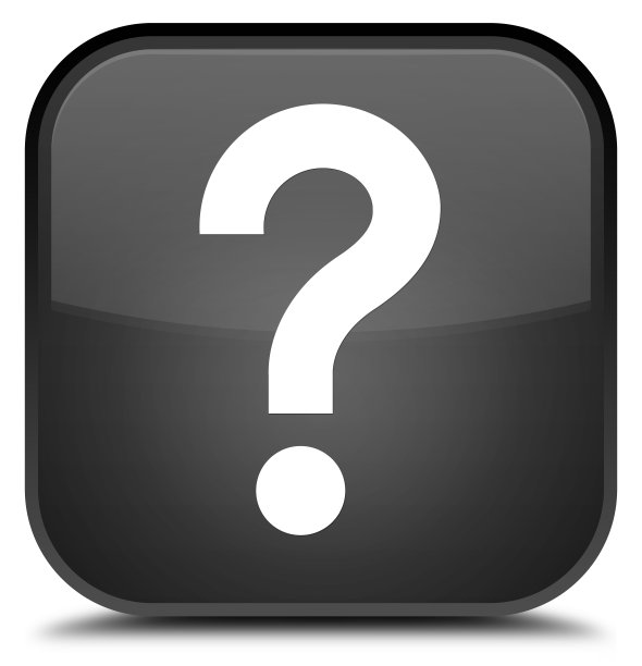 问号图标专用黑色方块按钮图片下载