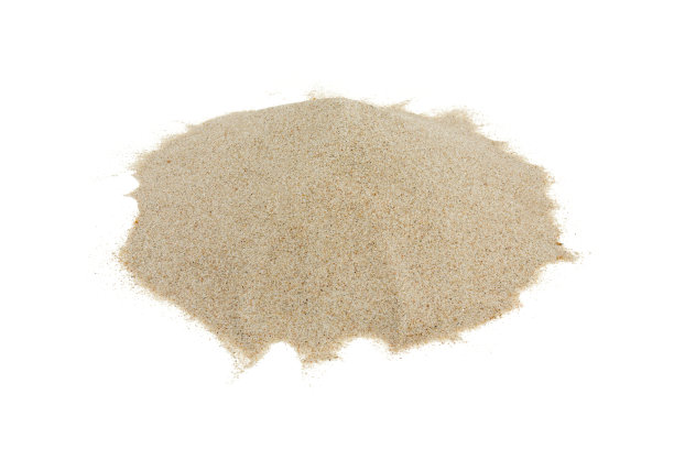 孤立的海滩沙堆图片下载