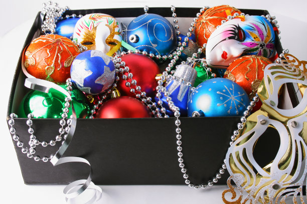 五彩缤纷的圣诞节图片下载