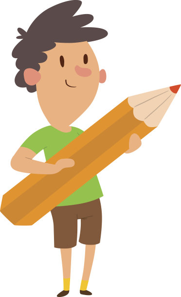 学校孩子的性格向量。图片下载