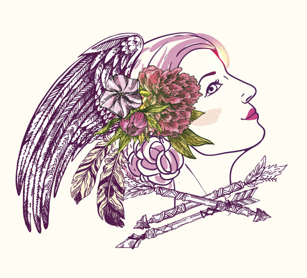 放荡不羁的风格的女孩图片下载