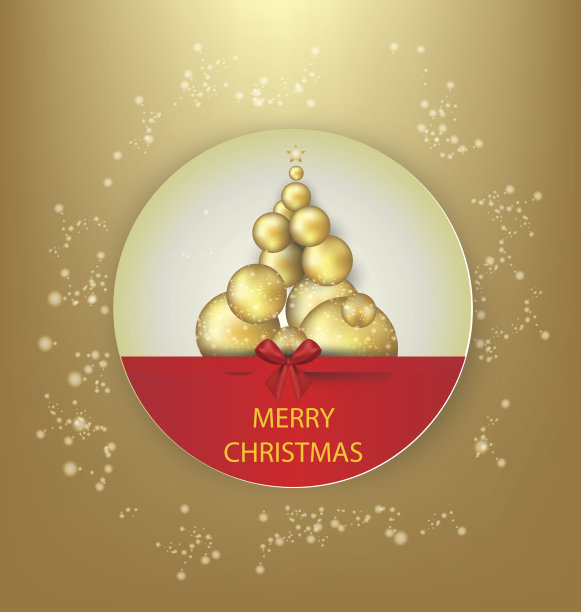 圣诞贺卡。矢量插图。图片下载