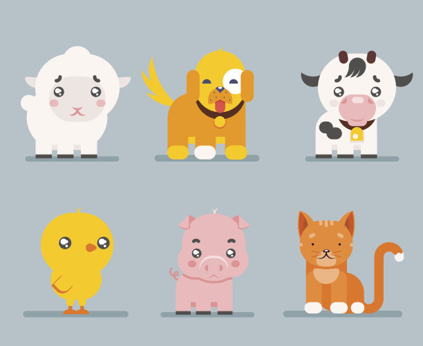 动物矢量图素材ID：136952956