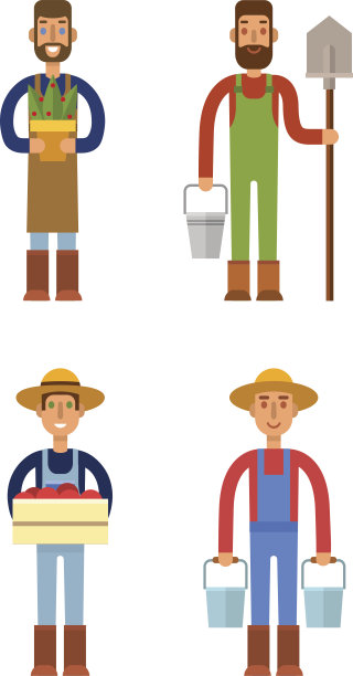 农民矢量图图片下载