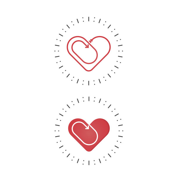 红心图标。图片下载