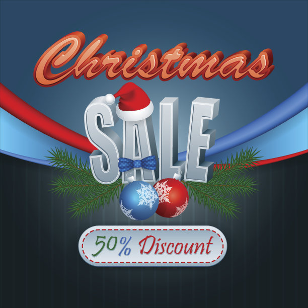 圣诞节销售图片下载
