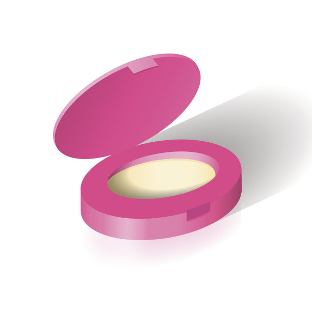 粉的写实插画图片下载