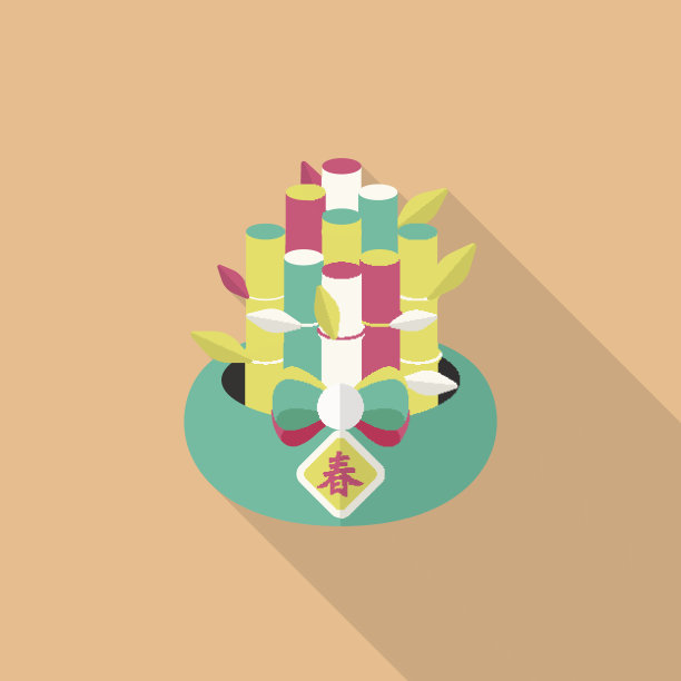 农历新年图标，平长影设计。图片下载