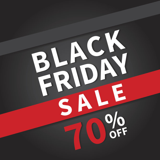 黑色星期五促销横幅设计模板背景。图片下载
