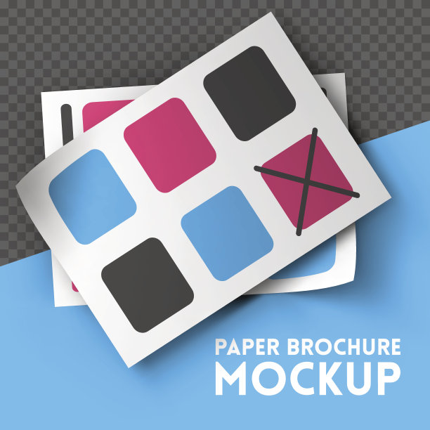 纸张模型上透明的背景。矢量插图。图片下载