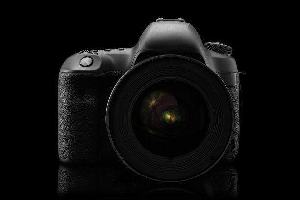 孤立单反相机上的白色图片下载