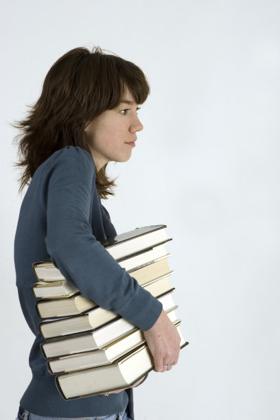 沉重的学生负担图片下载