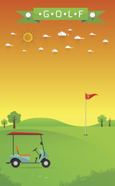 高尔夫球场背景图片下载