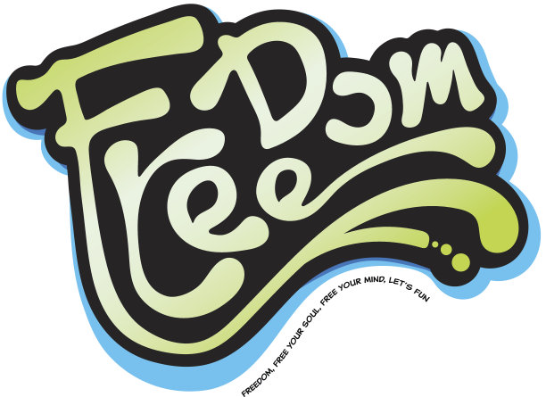 自由文本标志艺术品排版设计图片下载