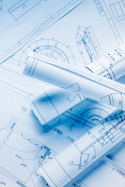 建筑蓝图。图片下载