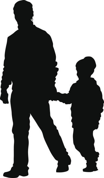 父亲和小儿子图片下载