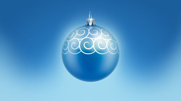 圣诞快乐树球螺旋图案图片下载