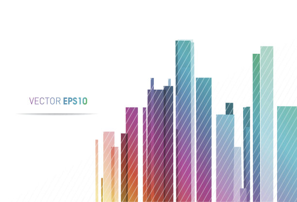 摘要多彩城市背景图片下载