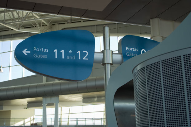机场大门的迹象图片下载