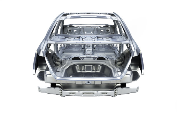 车身没有阴影的白色背景3d图片下载