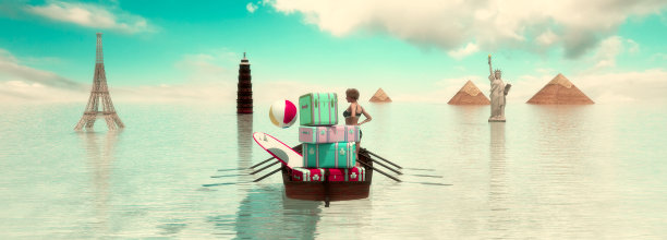 世界各地的旅游目的地图片下载