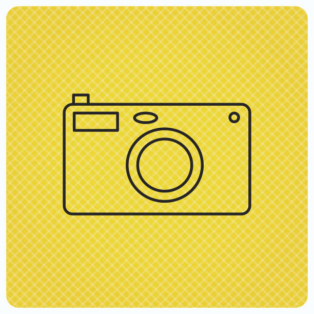 照片的相机图标。摄影设备的信号。图片下载