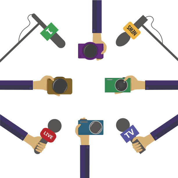 新闻直播概念图片下载