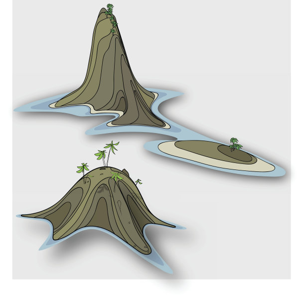 绿色的岛图片下载