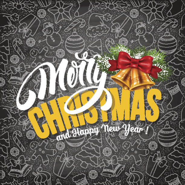 圣诞贺卡模板图片下载