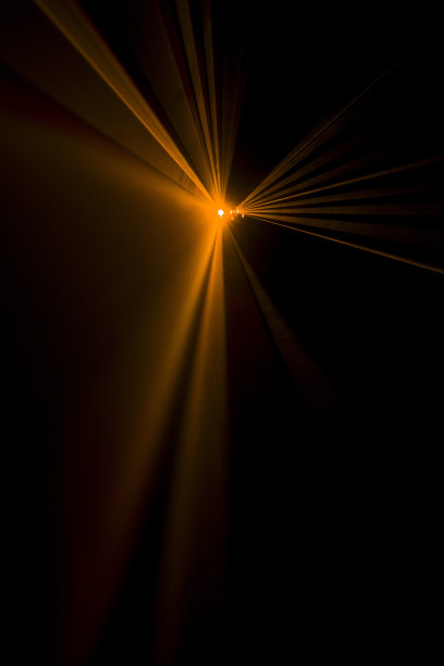 激光束橙色图片下载