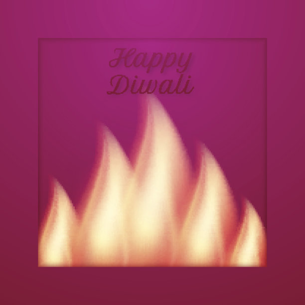 一个快乐的排灯节的矢量插图图片下载