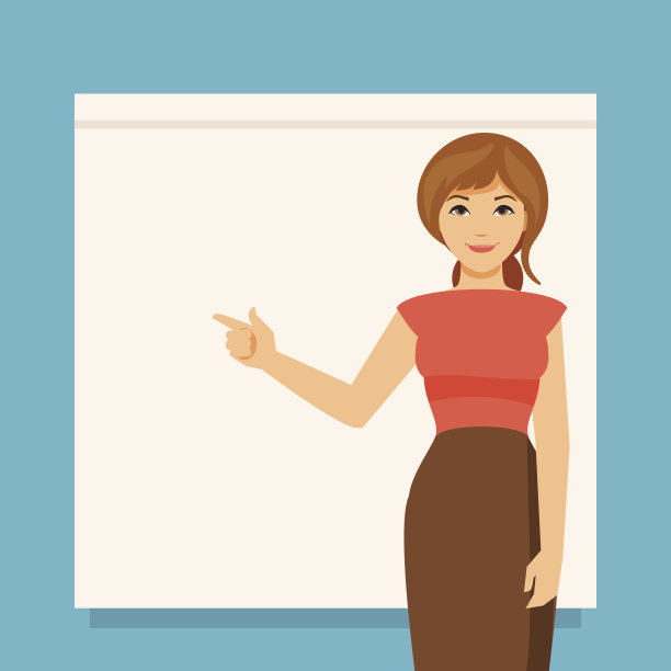 女商人。矢量图图片下载