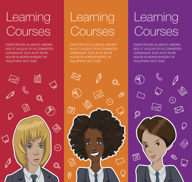 一套竖版广告banner图片下载