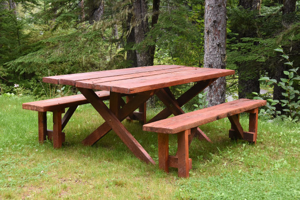 野餐桌上图片下载