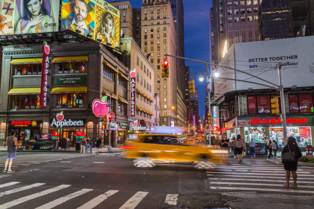 纽约晚上冲图片下载