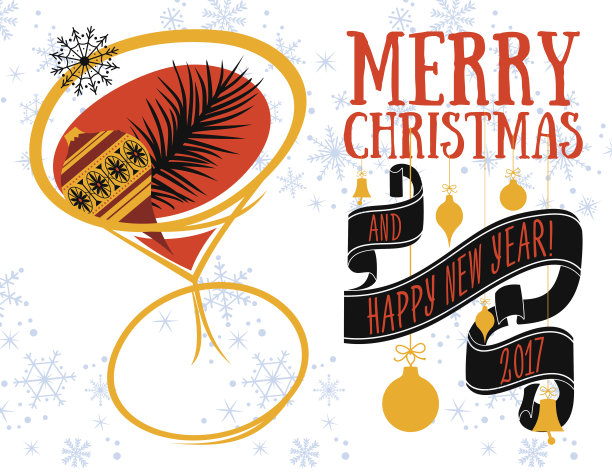 矢量圣诞贺卡图片下载