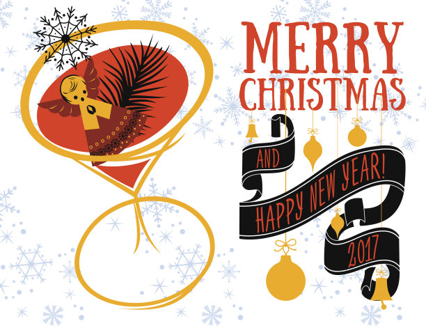 矢量圣诞贺卡图片下载