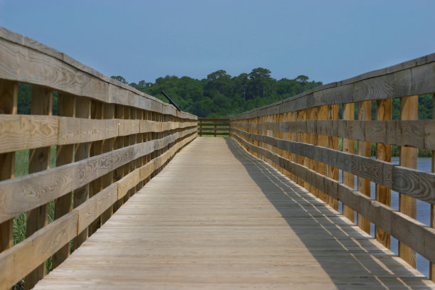湖木板路图片下载