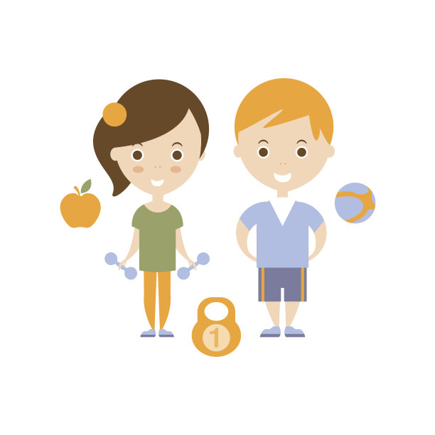 健康的生活方式是个人幸福的理念图片下载