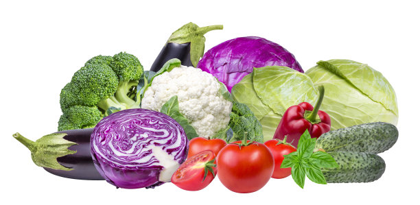 蔬菜孤立在白色图片下载