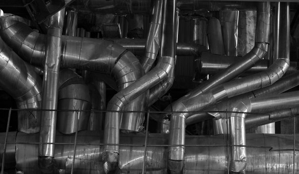 发电厂的管道图片下载