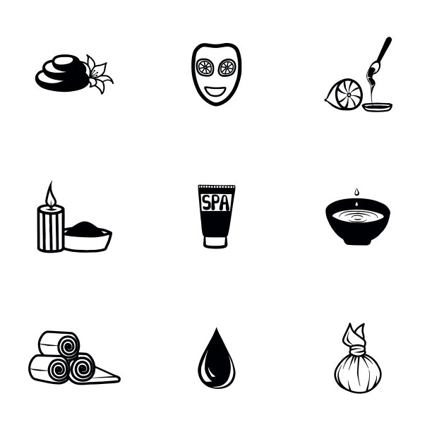 Vector Spa图标集图片下载
