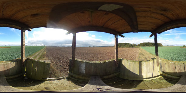 球面全景从狩猎讲坛在农业领域图片下载